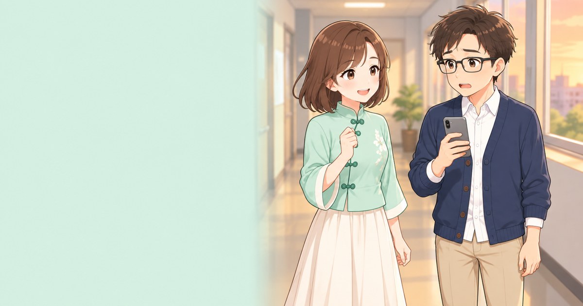 不安そうなHARUに話しかけるLULU
